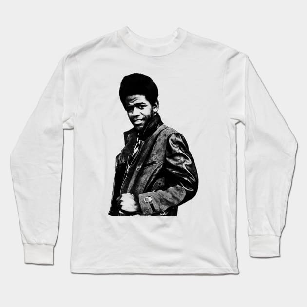 Al Green Retro Long Sleeve T-Shirt by tykler